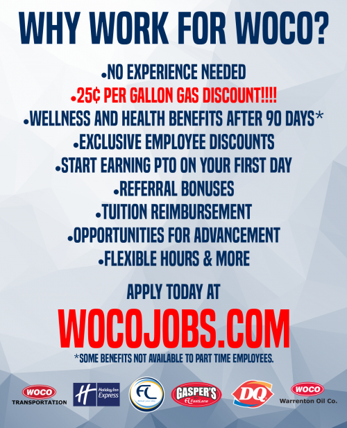 WHY WORK FOR WOCO WEBSITE